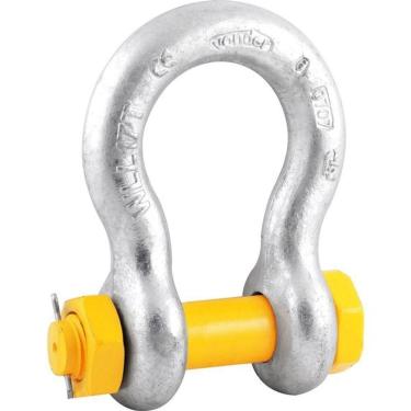 Imagem de Manilha Para Cabo De Aço 1.1-2 Curva Uso Industrial Galvani