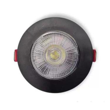 Imagem de Spot Led Redondo 5w Preto Branco 6500k - AVANT