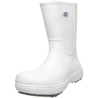 Imagem de Bota Botina Cano Alto Açougueiro Absorção de Impacto Impermeavel EVA Emborrachado Super Macia Tamanho:39;Cor:Branco;Gênero:Masculino;Departamento BS:Esporte