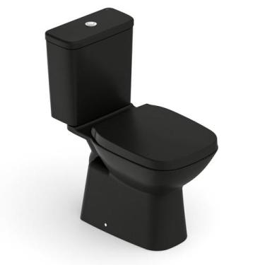 Imagem de Kit Bacia com Caixa, Assento Termofixo com Queda Amortecida e Compleme