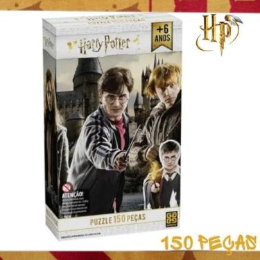 Imagem de Quebra-Cabeça Harry Potter e Ron Castelo de Hogwarts 150 ou 1000 PEÇAS