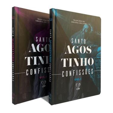 Imagem de Box Confissões de Santo Agostinho 2 Volumes Capa Dura - CPP