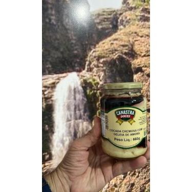 Imagem de Cocada Cremosa com Geleia Amora 660g Canastra Premium - atacarne