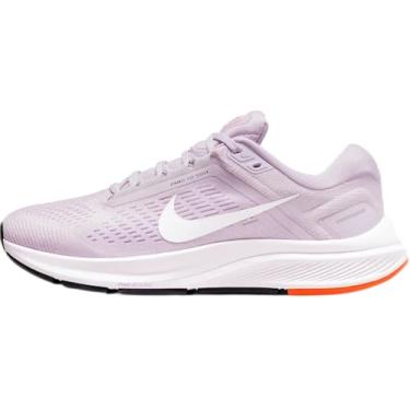 Imagem de Nike Tênis de corrida feminino Structure 24 Road, boneca/branco-lilás, laranja, 42