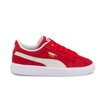 Imagem de PUMA Tênis infantil unissex Suede Inf, Alto risco vermelho/branco, 20 BR