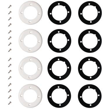 Imagem de SPX1408B Placa de rosto e junta SPX1408C compatível com Hayward Pool SP1408 SP1411, SP14071 Kit de montagem de parede de retorno de entrada, kit de montagem de parede de retorno de piscina de vinil