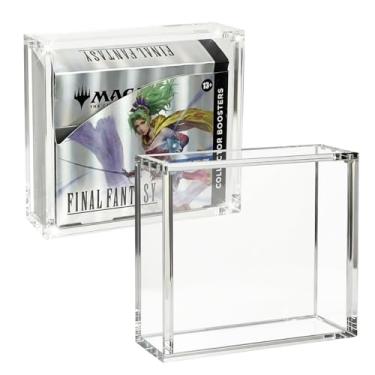 Imagem de Acrylic Magnetic Display Case for Magic: The Gathering Collector Booster Box – 8mm Extra Thick Protective Storage Box – UV Resistant, Crystal Clear High-Definition TCG Protector with 12 Strong Magnets