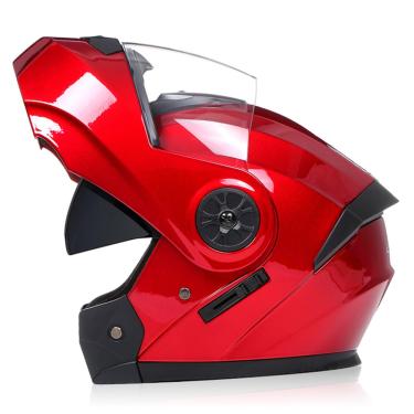 Imagem de Capacete De Motocicleta Flip-up Modular Capacetes De Moto Dot/Ece Aprovado Capacete Integral Crash Scooter Capacete Viseiras Duplas Flip Up Capacetes De Motocicleta Para Homens Mul, D, M/57-58CM