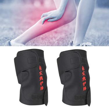 Imagem de SPYMINNPOO Joelheira de Terapia Magnética Com Autoaquecimento para Suporte Articular, Adequada para Artrite, Hiperplasia óssea, 9,25 X 7,09 pol. (azulejo)