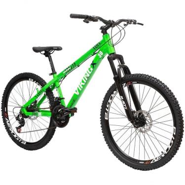 Imagem de Bicicleta Viking X Tuff30 Freeride Aro 26 Freio A Disco 21 Velocidades Cambios Shimano Vermelho Aro Branco- Vikingx