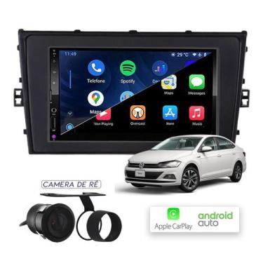 Imagem de Multimídia MP10 CArPlay e Android Auto Virtus 2017 em diante - First O