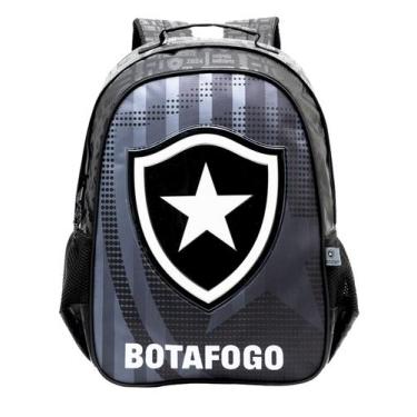 Imagem de Mochila Escolar Time Botafogo Acolchoada 16482 Original