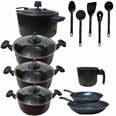 Imagem de Conjunto Teflon Antiaderente Com 12 Peças