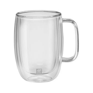 Imagem de Caneca Latte Macchiatto Sorrento Plus 2 Peças Parede Dupla Vidro 450 ml Zwilling J.A. Henckels
