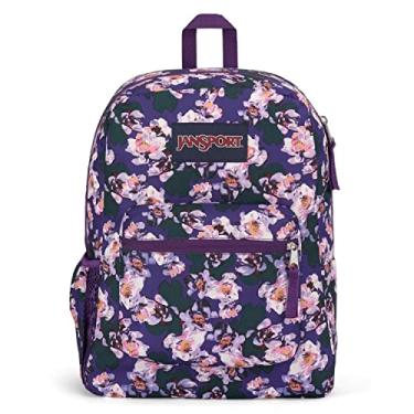Imagem de Mochila JanSport Cross Town Purple Petals Tamanho 26L