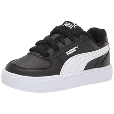 Imagem de PUMA Tênis infantil unissex Caven, Puma, preto, puma branco, 2.5 Little Kid