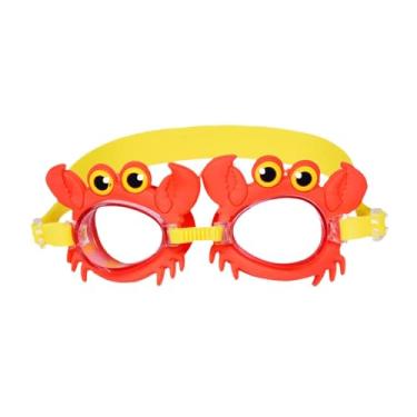 Imagem de Pegciuho Óculos de Natação Infantil, Design Colorido, Confortável E Seguro para Pequenos Nadadores, Caranguejo