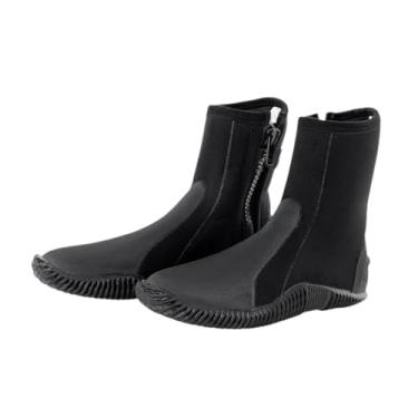 Imagem de Aymzbd Botas de Mergulho de Neoprene Botas de Roupa de Mergulho 5mm Sola Antiderrapante Quente Botas de Mergulho Botas de Mergulho com Snorkel para Natação S, 10