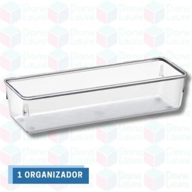 Imagem de Organizador Empilhavel Gavetas Armário Transparente 1 Uni - PRATICASA,