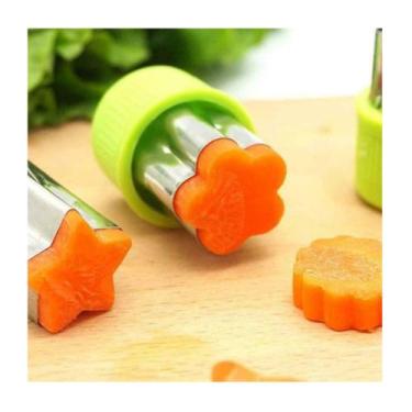 Imagem de Molde Cortador Frutas Massas Biscoitos 9 Peças Divertido - NOVO SECULO