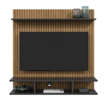 Imagem de Painel Sala Quarto Com Nicho Tvs Até 32 Polegadas C/Prateleira Onix - 
