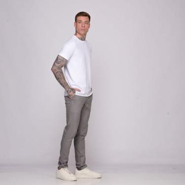 Imagem de Calça Masculina Bolso Embutido Calça Alfaiataria Masculina - Execução 