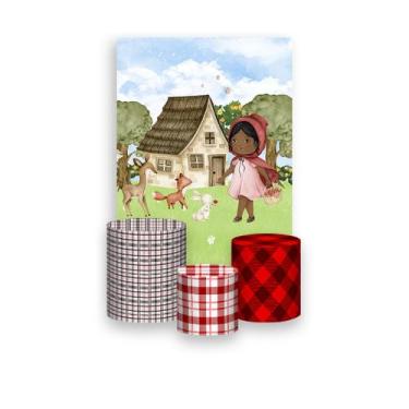 Imagem de Painel De Festa Vertical 1,50 x 2,20 + Trio De Capas Cilindro - Chapéu