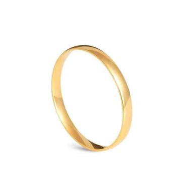 Imagem de Aliança Ouro Amarelo Lisa 60227 - ELISTER