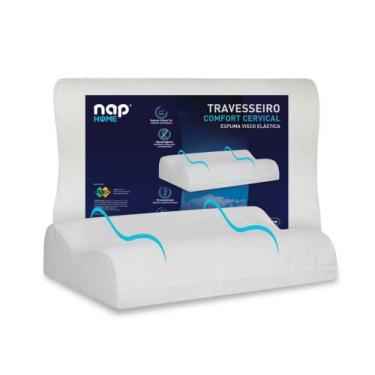 Imagem de Travesseiro Visco Confort  Cervical 48X68X14 - NAP, 048x68x14