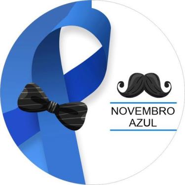 Imagem de Painel Festa Redondo C/ Elástico 1,50m Novembro Azul - Fadrix