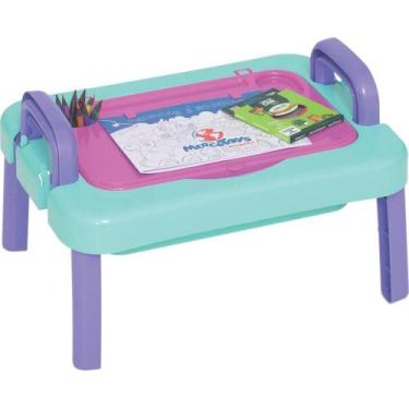 Imagem de Brinquedo Educativo Mesinha de Desenho Charmosa - Merco TOYS