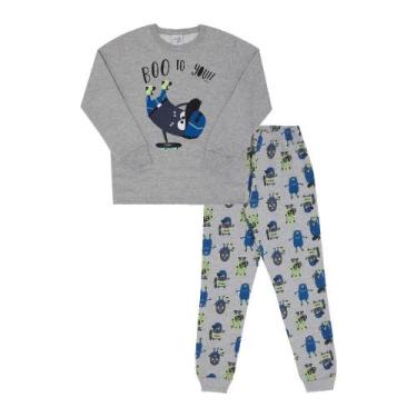 Imagem de Pijama Infantil Menino Good Night By Pulla Bulla Ref. 200151, 10, Cinz