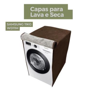 Imagem de Capa para lava e seca samsung 11kg wd11m impermeável flex - Capas Flex