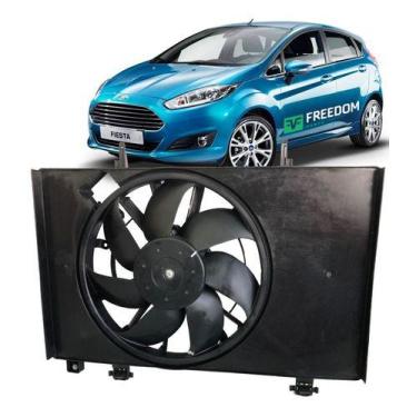 Imagem de Eletroventilador do radiador ford new fiesta ka 2010 á 2017 ventoinha 