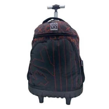 Imagem de Mochila Escolar de Rodinha Juvenil Vinho YP4YOU