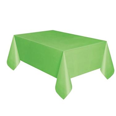 Imagem de Creative Converting Toalha de mesa de plástico Touch of Color, pacote com 1, limão fresco