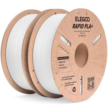 Imagem de Filamento para impressora 3D ELEGOO Rapid PLA Plus 1,75 mm branco 2 kg
