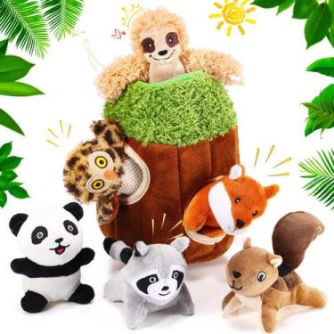 Imagem de Brinquedo de Esconde-Esconde Skylety para Cães (7 Peças) - Pequenos e 