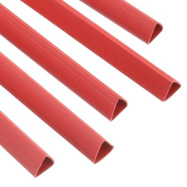 Imagem de PATIKIL 10 peças de barras de encadernação, barras de encadernação de 15 mm, aderência deslizante, capacidade de 120 folhas, tamanho A4, fichário de apresentação de triângulo para currículo de capa de