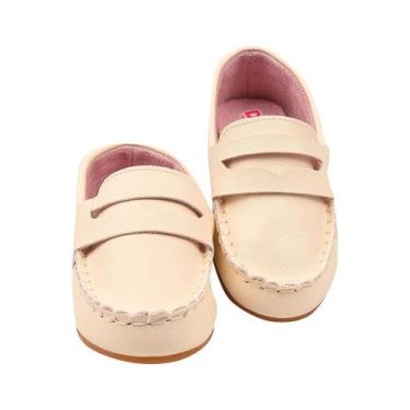 Imagem de Sapato Mocassim Feminino Infantil - D'liká, 26, Marfim