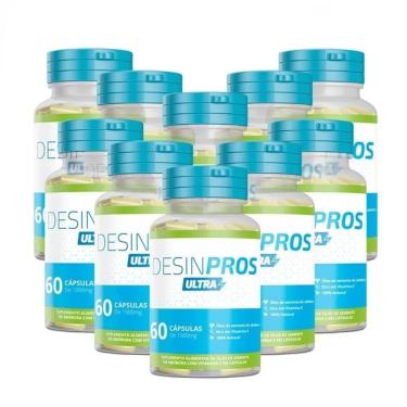 Imagem de Kit 10 Potes DesinPros Suplementos Nutricionais para Homens