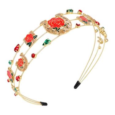 Imagem de NVENF Faixas de cabelo Kentucky Derby com joias em ferradura Kentucky Derby, roupas para mulheres, dia de corrida de cavalos, presentes para fãs de Derby (padrão F)