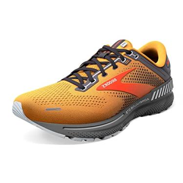 Imagem de Brooks Men's Adrenaline GTS 22 D Width Running Shoe (BRK-110366 1D 1169630 7 (857) Orange/Pearl/H)