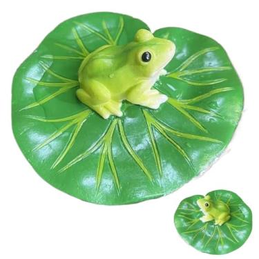 Imagem de Decoração De Sapos Para Exterior | Ornamentos Decorativos em Resina - Ornamento De Jardim Com Sapos Para Aquários, Entrada, Varanda, Sala, Quarto E Cozinha