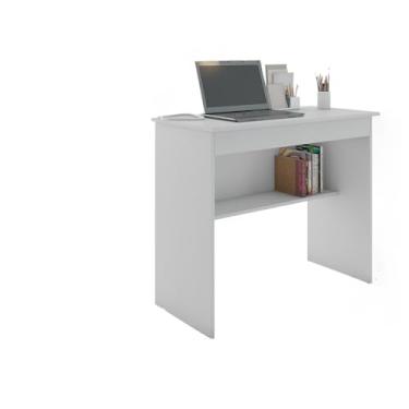 Imagem de Escrivaninha mesa de computador 1 gaveta estudo quarto (BRANCA)