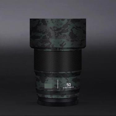 Imagem de 50 1.8 Película protetora para lente de câmera película protetora decalque adesivo anti-arranhões acessórios para Panasonic Lumix S 50 mm F1.8 (verde cavaleiro)
