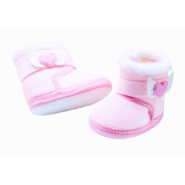Imagem de Botinha pantufa bebê asas - Kadu modas, Rosa, ¹