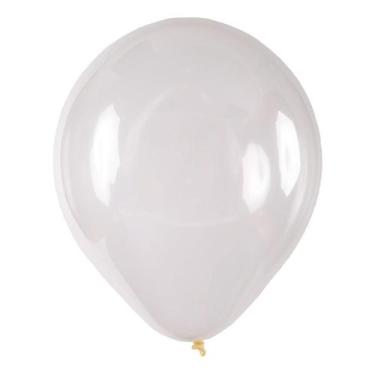 Imagem de Balão de Festa Redondo Profissional Látex Liso - Cristal - Art-Latex -