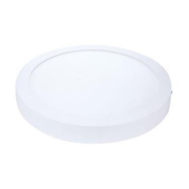 Imagem de Painel Plafon LED Sobrepor Redondo Luz Neutra 4000K 12W 17cm - Avant
