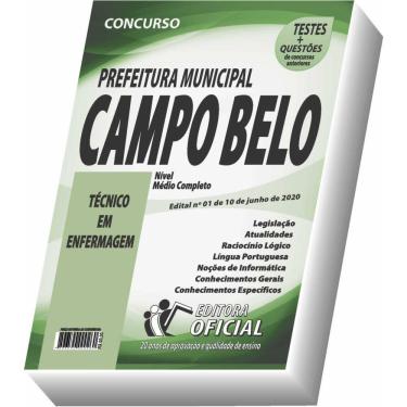 Imagem de Apostila Prefeitura De Campo Belo - Técnico Em Enfermagem